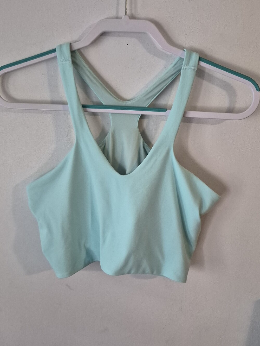 Lululemon Bend This V And Racer Bra Light Support Mint L/XL - Picture 8 of 12
